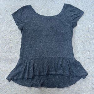 Abercrombie Hi-Lo Peplum T-shirt